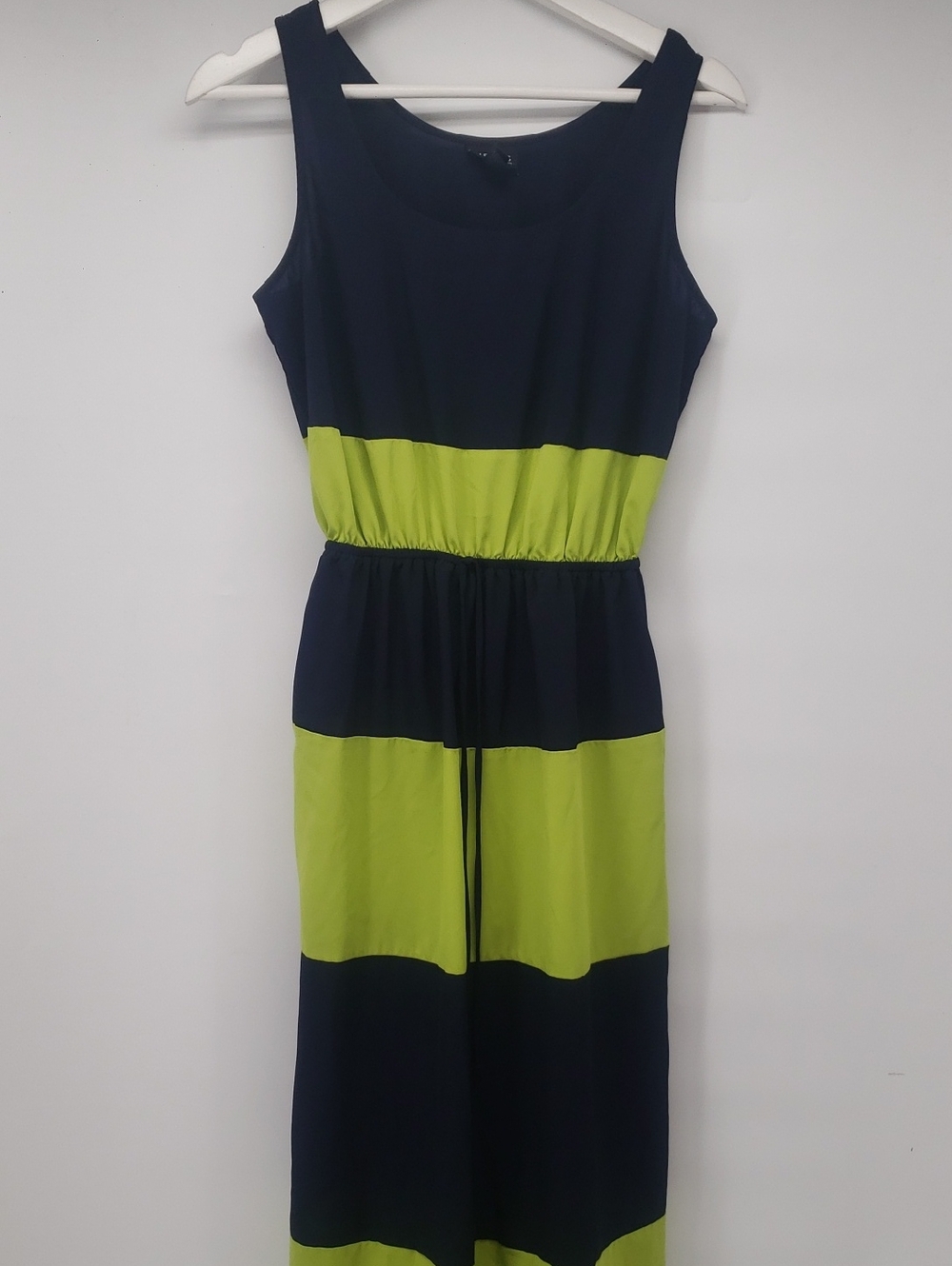 Long Lightweight Green and Blue Dress